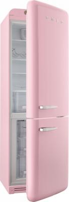 Холодильник с морозильником Smeg FAB32RRON1 - с открытой дверью