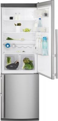 Холодильник с морозильником Electrolux EN3600AOX - с открытой дверью
