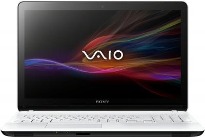 Ноутбук Sony Vaio SVF1521J1RW - фронтальный вид 