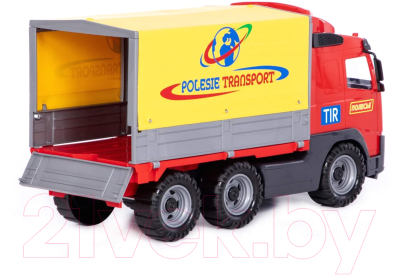 Автомобиль игрушечный Полесье Volvo бортовой тентовый / 9548 (в коробке)