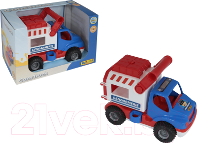 Автомобиль игрушечный Полесье КонсТрак-жандармерия / 46536 (в коробке)