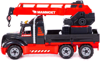 Кран игрушечный Полесье Mammoet с поворотной платформой / 57112 (в лотке)