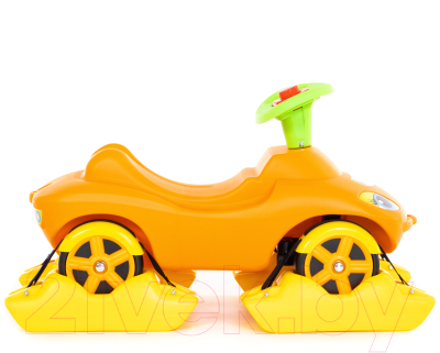 Каталка детская Полесье Мой любимый автомобиль / 44631 (оранжевый)