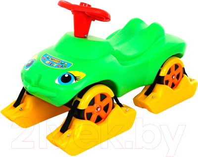 Каталка детская Полесье Мой любимый автомобиль / 44648 (зеленый)