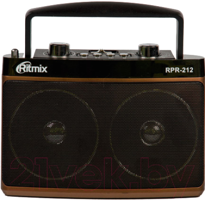 Радиоприемник Ritmix RPR-212 (коричневый)
