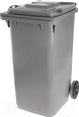 Контейнер для мусора Титан Мета 240л (серый)