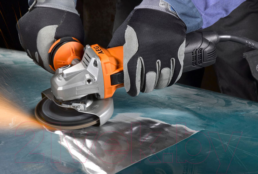 Профессиональная угловая шлифмашина AEG Powertools WS 13-125 SXE (4935451309) — фото 3