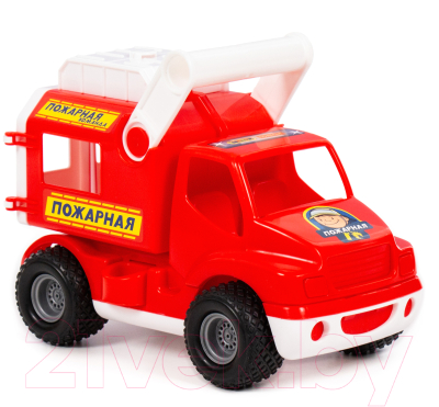 Автомобиль игрушечный Полесье Пожарная команда КонсТрак / 0506 (в сеточке)