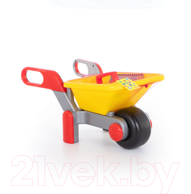 Тачка игрушечная Полесье Детская тачка №4 с набором каменщика №2 / 42064