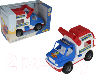 Автомобиль игрушечный Полесье Спасательная команда КонсТрак / 41937 (в коробке)