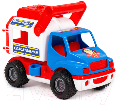 Автомобиль игрушечный Полесье Спасательная команда КонсТрак / 0537 (в сеточке)