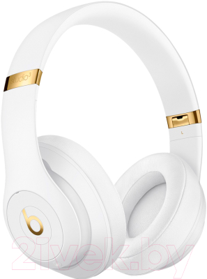 Беспроводные наушники Beats Studio3 Wireless Over-Ear Headphones / MQ572ZM/A (белый)