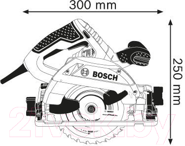 Профессиональная дисковая пила Bosch GKS 55+ GCE Professional (0.601.682.100)