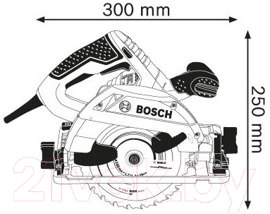 Профессиональная дисковая пила Bosch GKS 55+ G Professional (0.601.682.000)