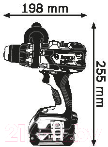 Профессиональная дрель-шуруповерт Bosch GSR 18 VE-EC Professional (0.601.9F1.101)