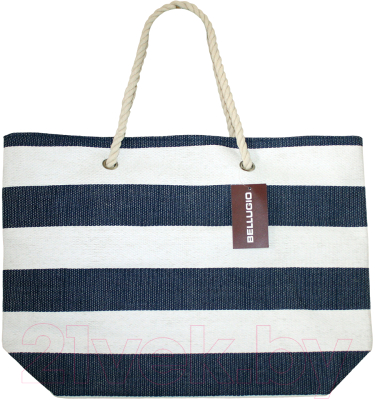 Пляжная сумка No Brand ZX-9481 (синий/белый)