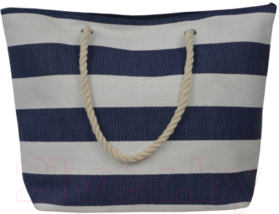 Пляжная сумка No Brand ZX-9481 (синий/белый)