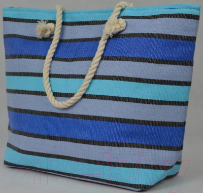 Пляжная сумка No Brand ZX-8306 (синий/серый/голубой)