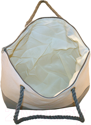 Пляжная сумка No Brand ZX-9970 (серый/коричневый)