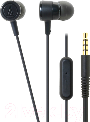 Наушники-гарнитура Audio-Technica ATH-CKL220iS (черный)