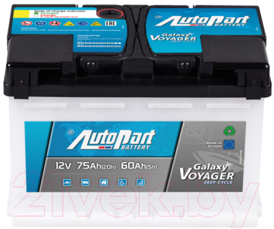 Аккумулятор лодочный AutoPart Voyager ARL575-800 (75 А/ч)