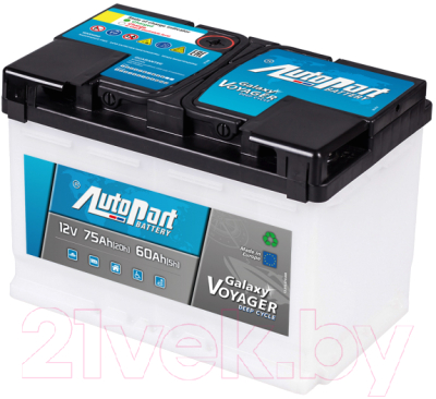 Аккумулятор лодочный AutoPart Voyager ARL575-800 (75 А/ч)