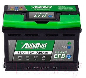 Автомобильный аккумулятор AutoPart Start-Stop EFB720 (72 А/ч)