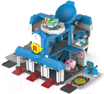 Паркинг игрушечный Robocar Poli Штаб-квартира 2.0 / 83304
