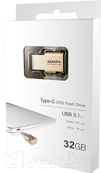 Usb flash накопитель A-data UC350 32GB (AUC350-32G-CGD)