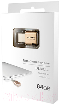 Usb flash накопитель A-data UC350 64GB (AUC350-64G-CGD)