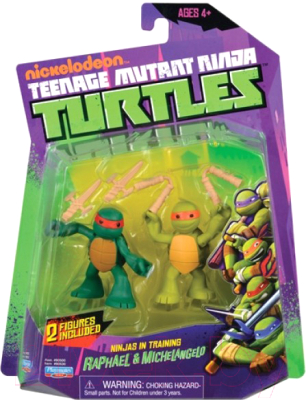 Фигурка коллекционная TMNT Черепашки-ниндзя. Раф и Майкл 90500/90530