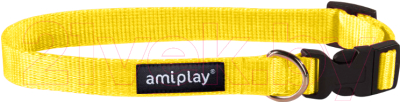 Ошейник Ami Play Basic (L, желтый)