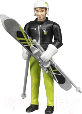

Фигурка Bruder, Фигурка лыжника с аксессуарами / 60040