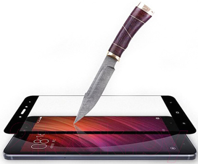 Защитное стекло для телефона Case Full Screen для Xiaomi Redmi Note 4X (черный)