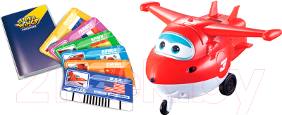 Самолет игрушечный Super Wings Джетт с пластиковыми карточками / YW710410