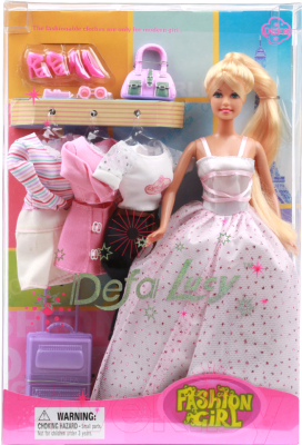 Кукла с аксессуарами Defa Модница 8012
