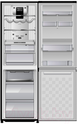Холодильник с морозильником Hitachi R-BG410PU6XXGR