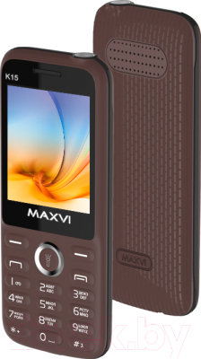 Мобильный телефон Maxvi K15 (коричневый)