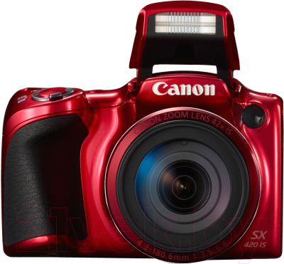 Компактный фотоаппарат Canon PowerShot SX420 IS / 1069C012AA (красный)