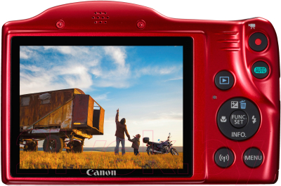Компактный фотоаппарат Canon PowerShot SX420 IS / 1069C012AA (красный)