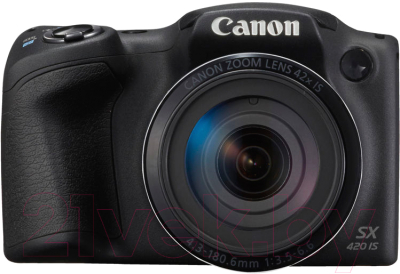 Компактный фотоаппарат Canon PowerShot SX420 IS / 1068C012AA (черный)