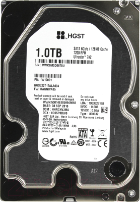 Жесткий диск HGST Ultrastar 7K2 1TB (HUS722T1TALA604)