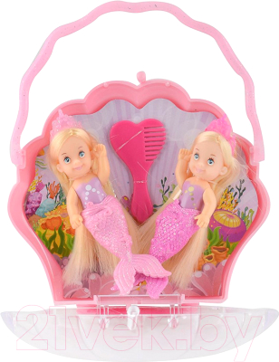 Набор кукол Simba Маленькие русалочки-близняшки в ракушке / 105733765 - товар по цвету не маркируется