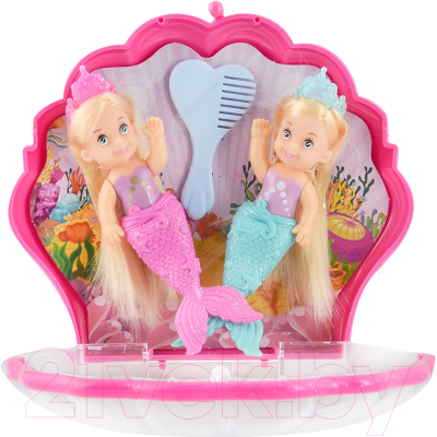 Набор кукол Simba Маленькие русалочки-близняшки в ракушке / 105733765 - товар по цвету не маркируется