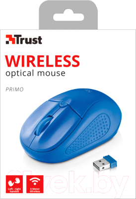 Мышь Trust Primo Wireless / 20786 (синий)