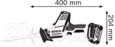 Профессиональная сабельная пила Bosch GSA 18 V-LI C Professional (0.601.6A5.002)