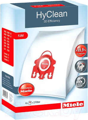 Комплект пылесборников для пылесоса Miele HyClean 3D Efficiency FJM