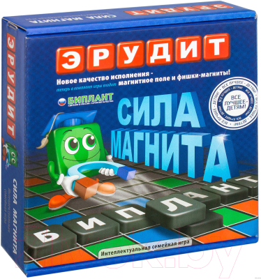 Настольная игра Биплант Эрудит. Сила магнита / BP-10001