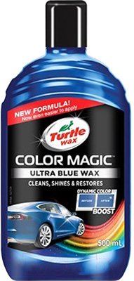 Полироль для кузова Turtle Wax Color Magic / FG8311/52709 (500мл, синий)