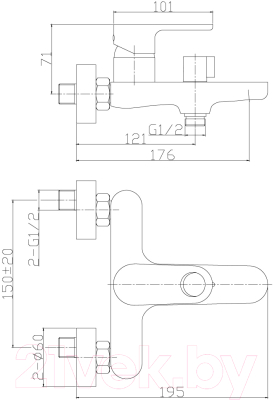 Смеситель Rossinka Silvermix RS33-31